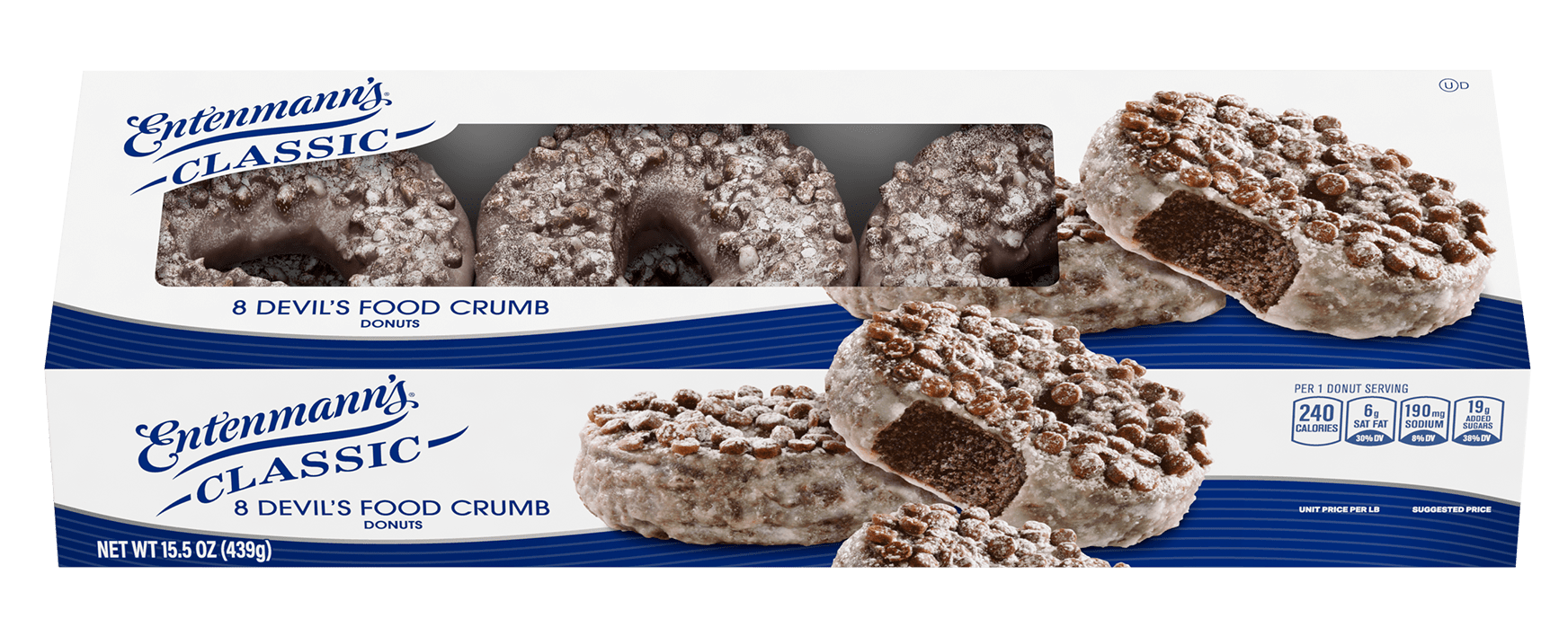Devil's Food Crumb Donuts, 8 count
