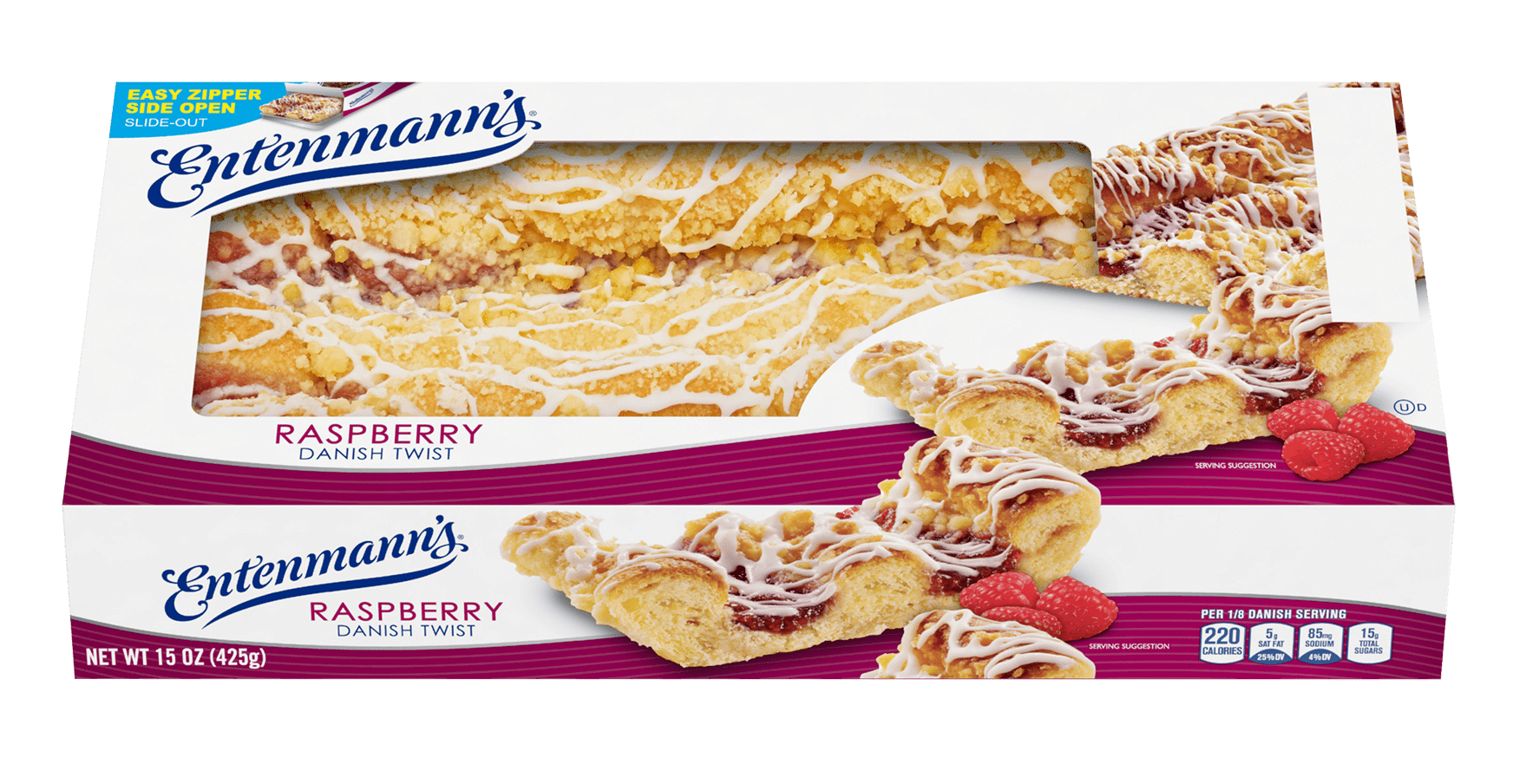 Raspberry Danish Twist