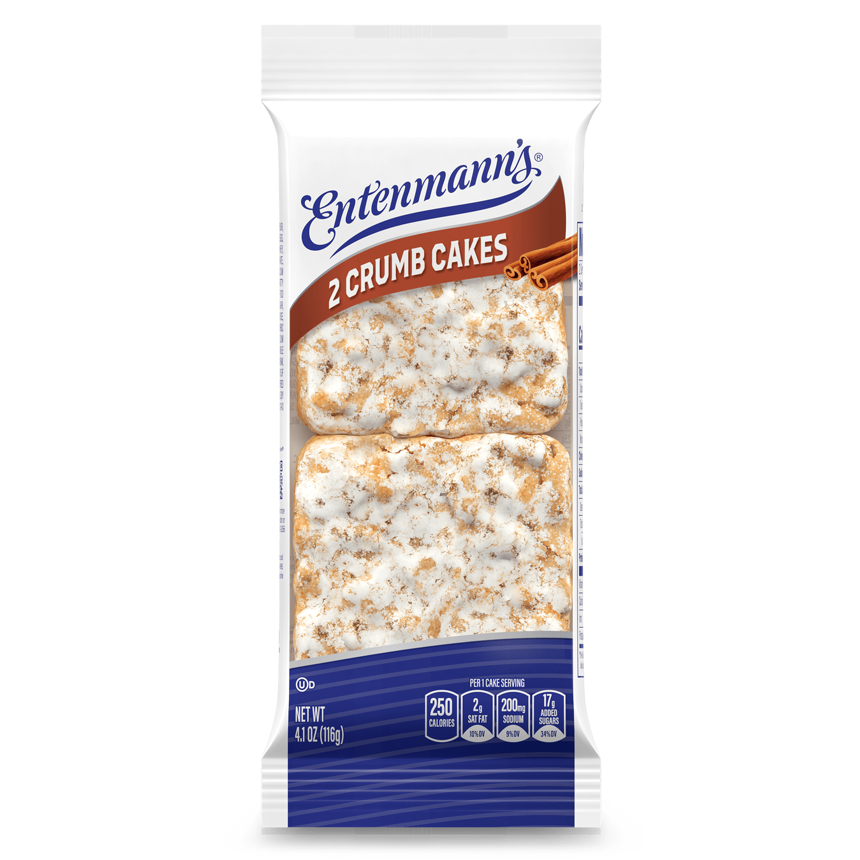 Entenmann's Crumb Cakes, 2 Count