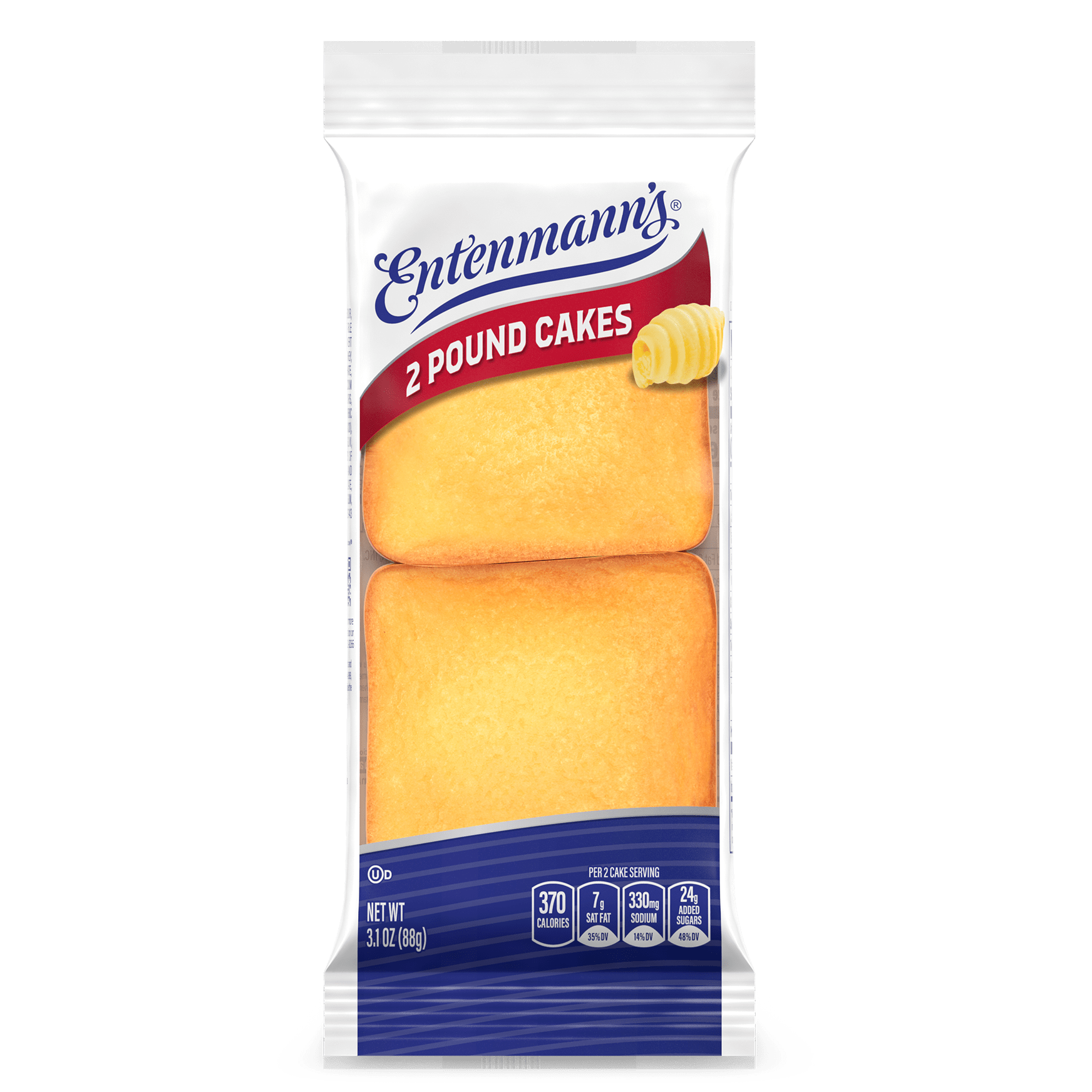 Entenmann's Pound Cakes, 2 Count
