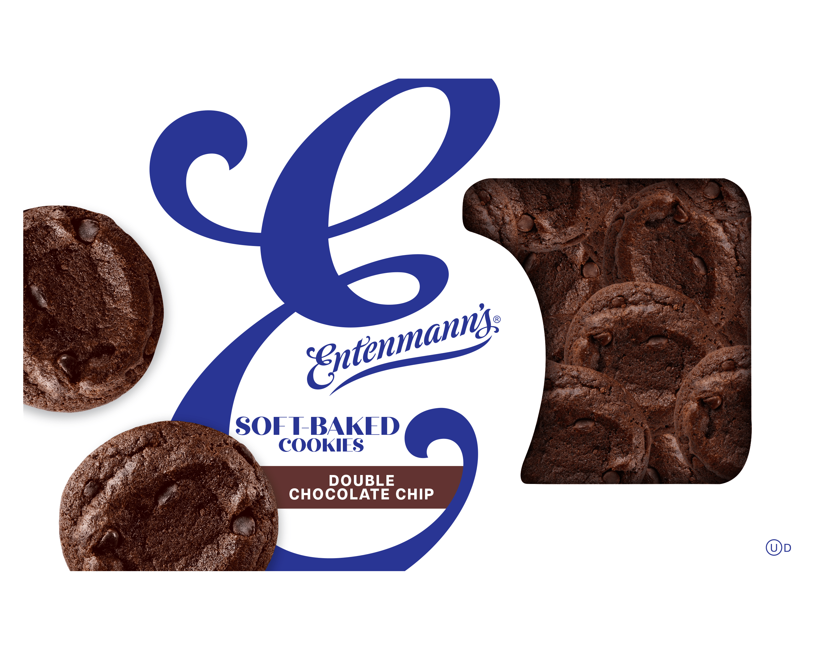 Entenmann's Soft Baked Cookies Double Chocolate Chip Baked Cookies, 10 oz