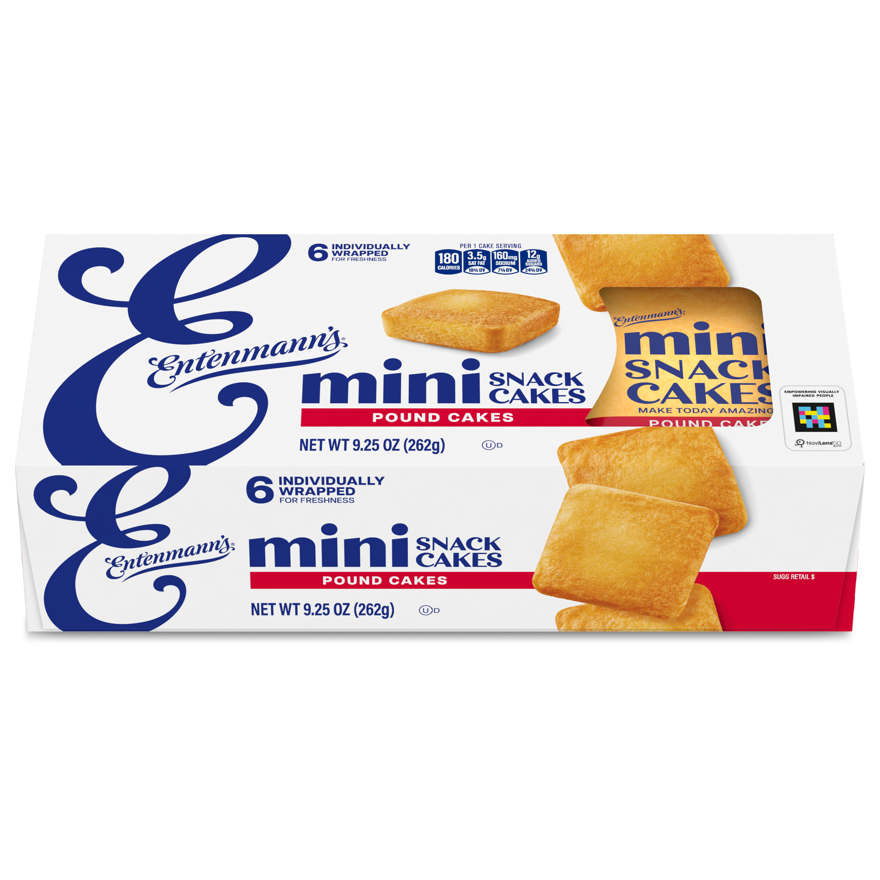 Entenmann's Mini Pound Snack Cakes 6pk