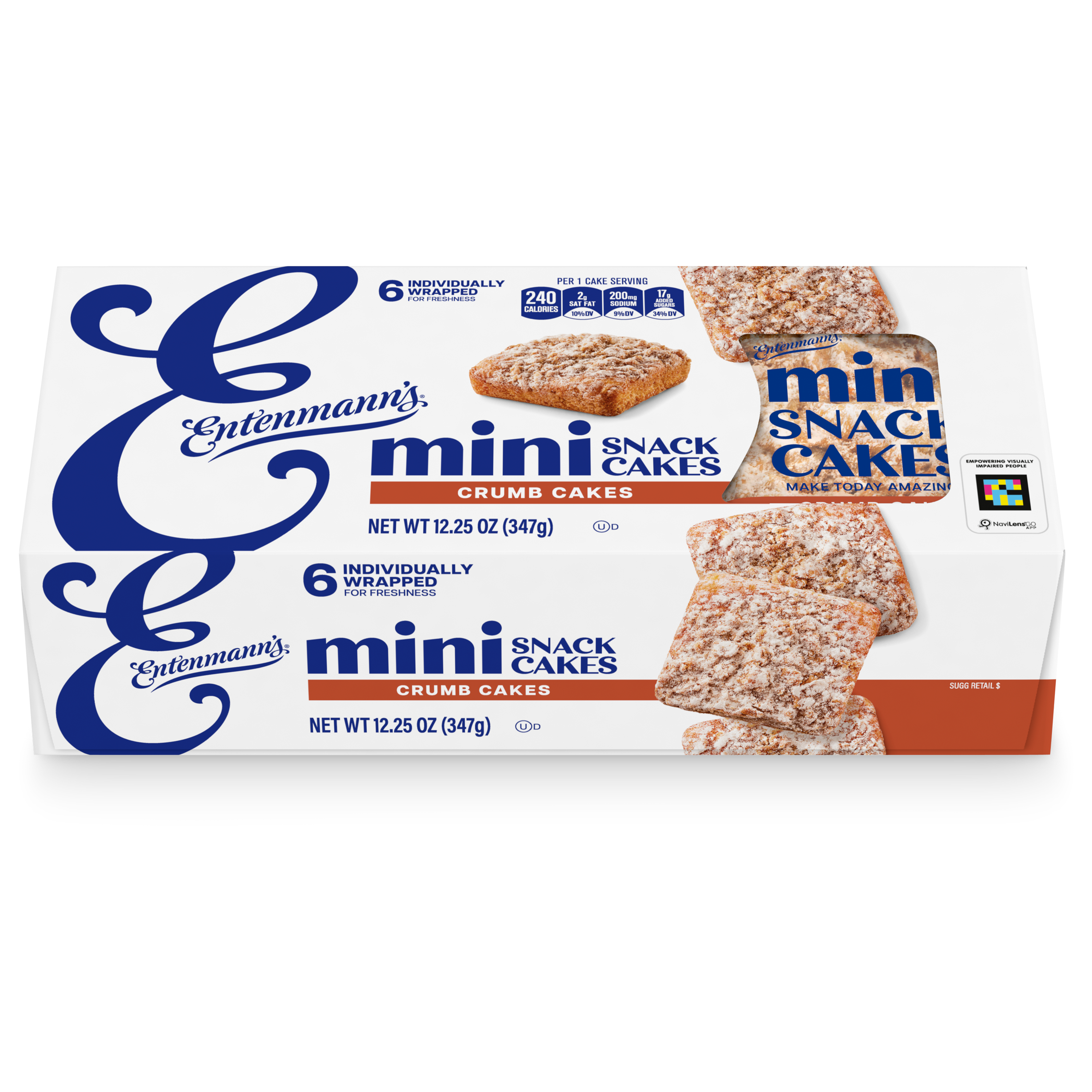 Entenmann's Mini Crumb Snack Cakes 6pk