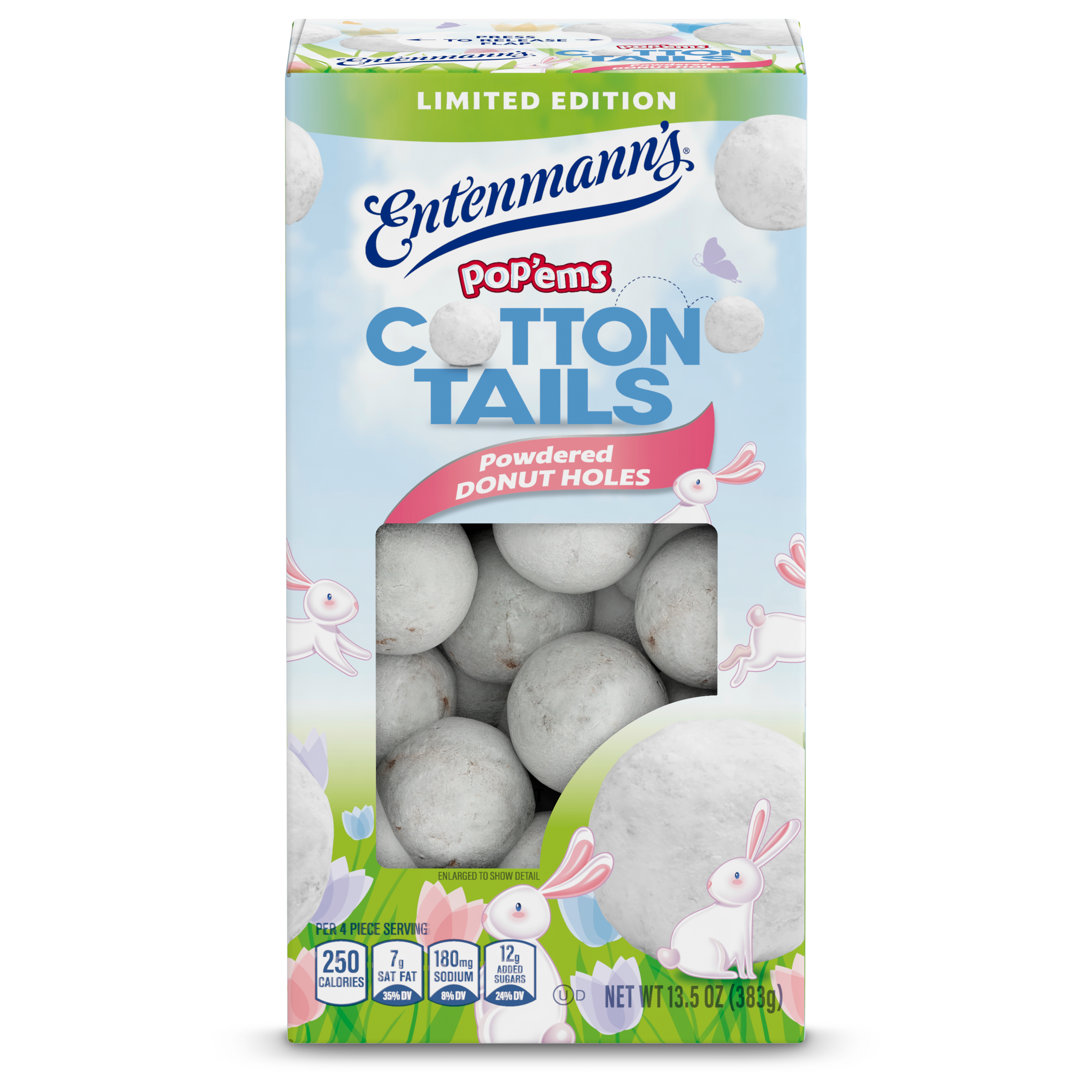Entenmann's Pop'ems Cotton Tails Donut Holes 13.5oz