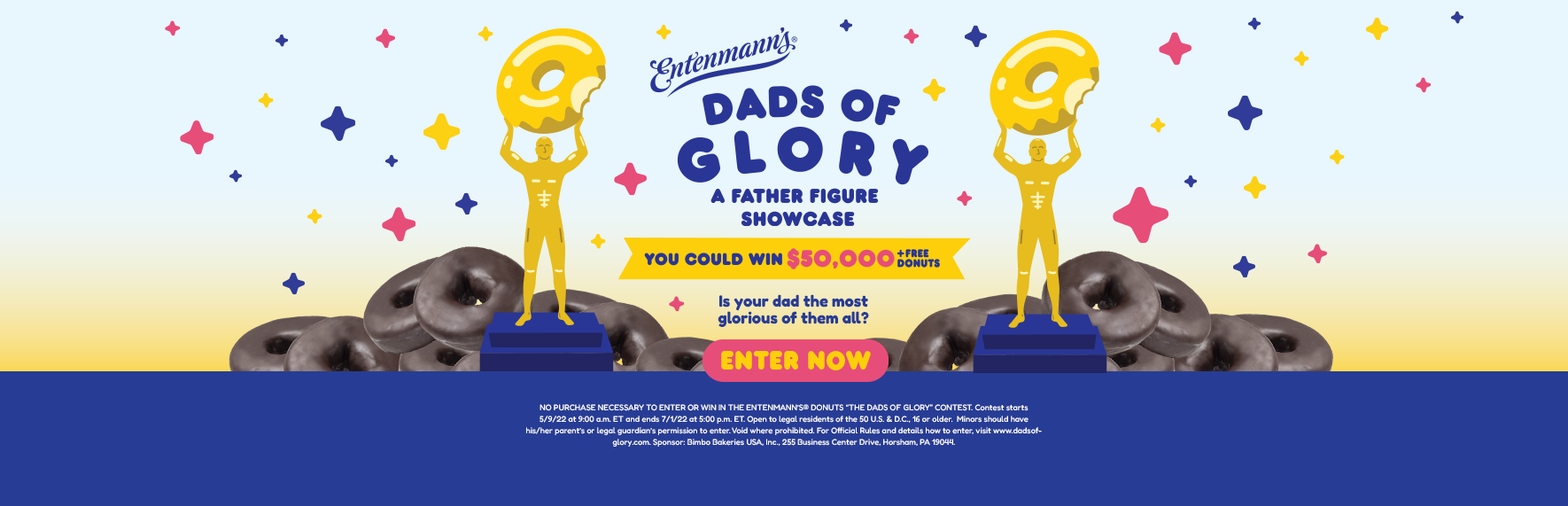 Dads of Glory. A Father Figure Showcase. Enter Now.