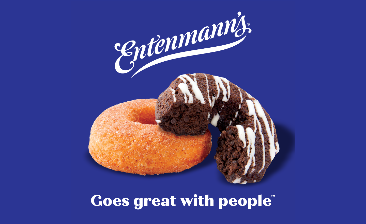 Entenmann's Donut Cakes. Goes great with people. TM