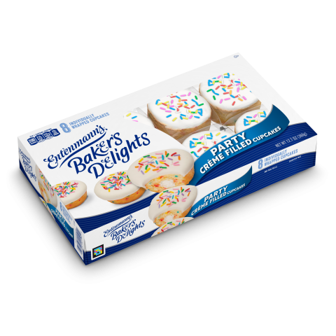 Party Crème Filled Cupcakes 8pk
