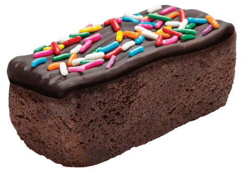 Mini Sprinkled Iced Brownies