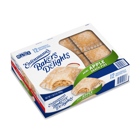 Baker's Delights Mini Apple Snack Pies club pack package