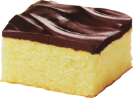 Fudge Iced Golden Cake